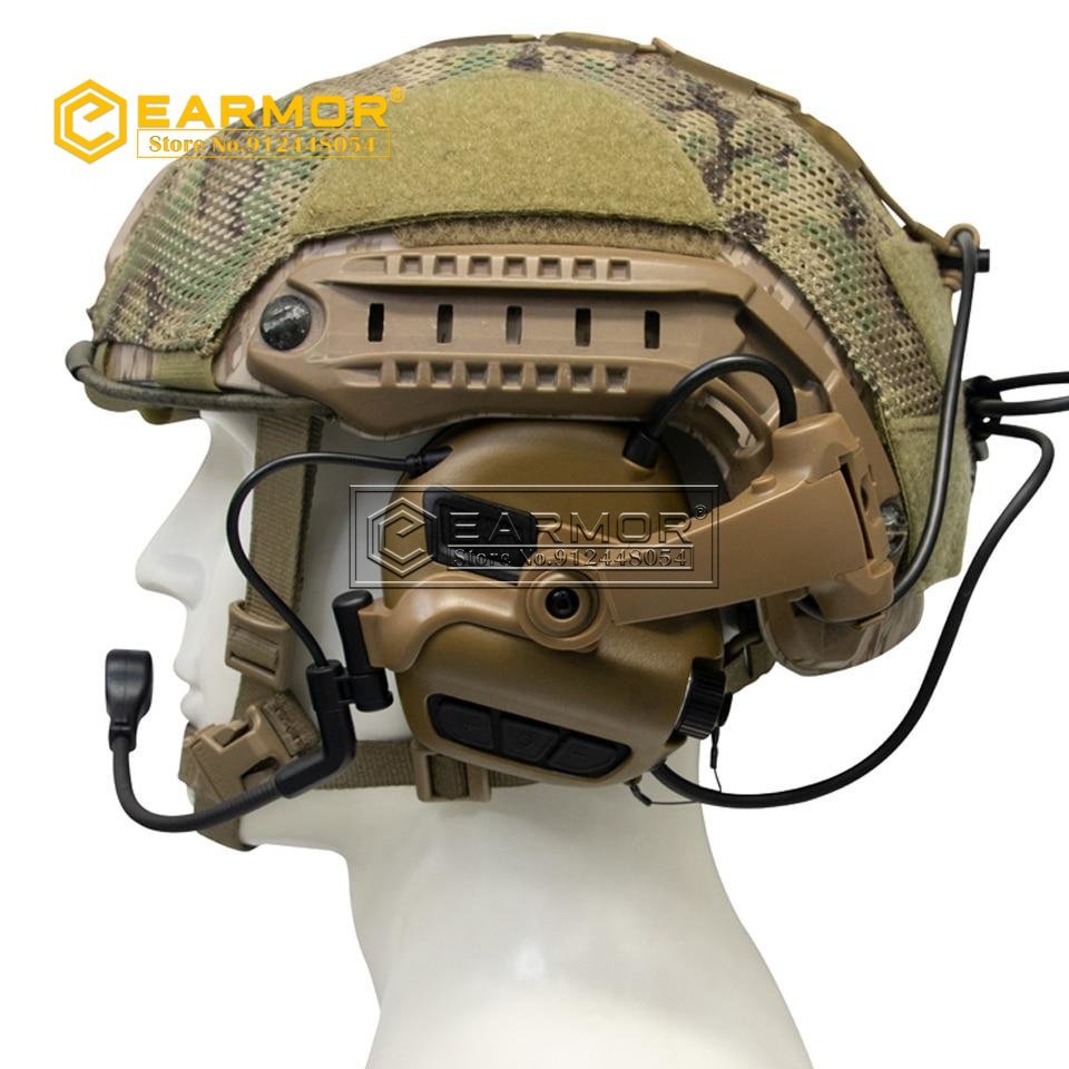 EARMOR M32X-Mark3 MilPro Military Standard Communication RAC Headset ...