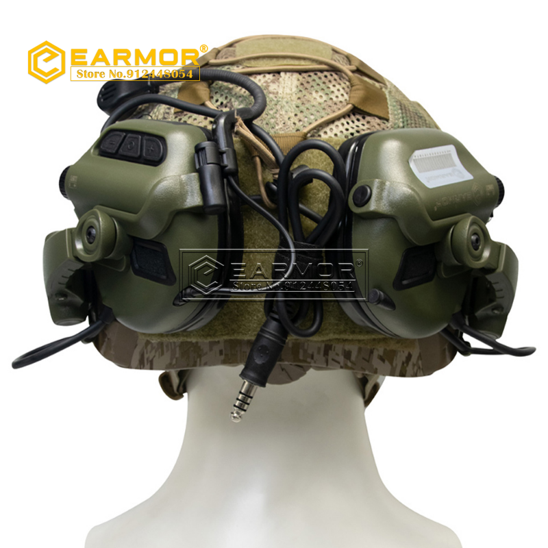 OPSMEN EARMOR M32X-Mark3 MilPro Military Standard RAC Headset - Black ...